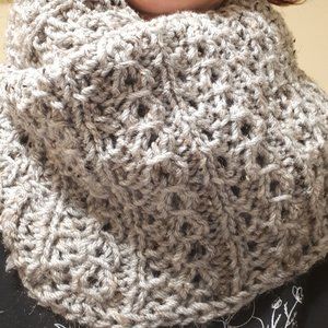 Grey Heather Infinity Scarf